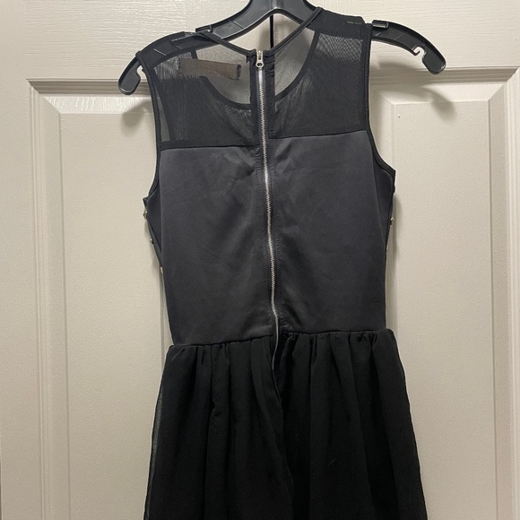 Studded Cutout Mesh Dress - Picture 3 of 5